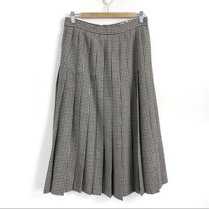 Vintage J. Tiktiner wool pleated skirt